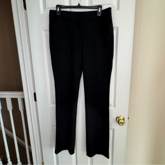 TALLS! Express Editor Black Mid-rise Trousers Pants Size 10L Office MSRP $88 - Picture 4 of 8